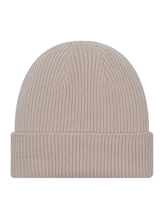Beanie Beanie Knitted in Beige color