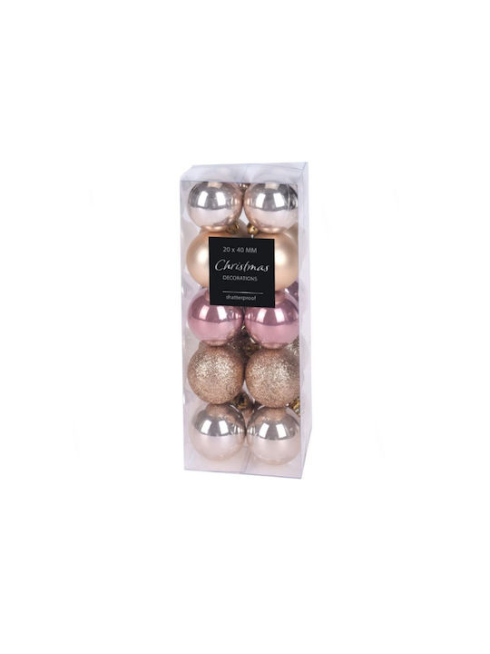 Ornament de Crăciun Ball Ornament Set de 20buc