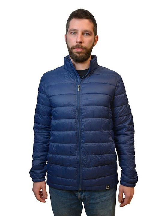 Jack in a Bag Geacă pentru bărbați Puffer Dark Blue/ Navy