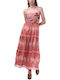 Madame Shou Shou Maxi Dress Pink