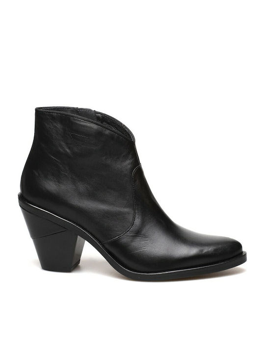 Kanna Damen Cowboy-Stiefeletten Schwarz