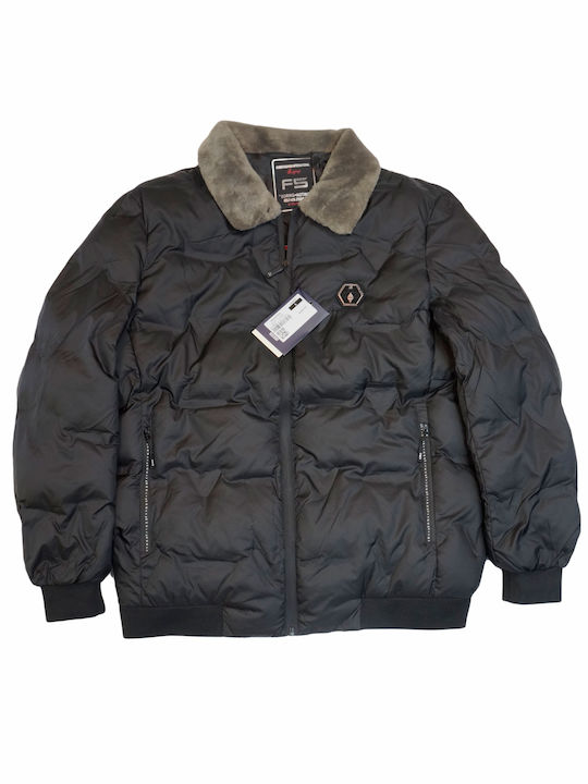 Battery Men's Winter Jacket BLACK