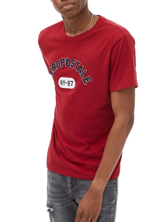 Aeropostale Men's Short Sleeve T-shirt Red