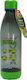 PCMerch Kids Water Bottle Plastic with Screw Cap Non Spill Green 500ml