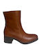 Wikers Leather Women's Ankle Boots Tabac Brown