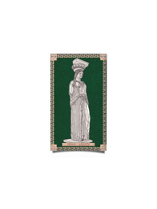Slevori Καρυάτις Πίνακας σε Καμβά 7.8x12.5cm