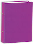 Skag Clipboard with 4 Rings for Paper A4 Purple 1pcs