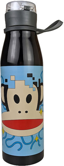 Paul Frank Детска Бутилка За Вода Неръждаема Стомана Черен 600ml
