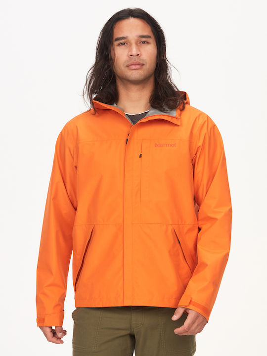 Minimalist Winter Jacke Tangelo