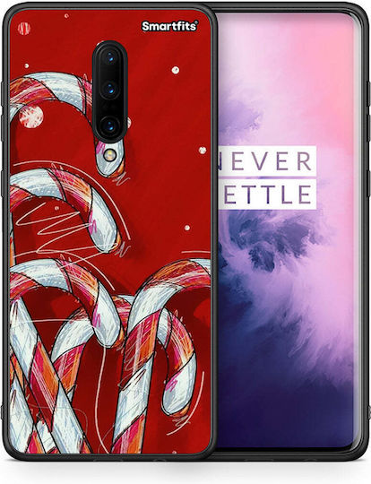 Smartfits Candy Cane Back Cover Multicolor (OnePlus 7 Pro) 8579968565587_47249140220243