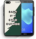Smartfits Cold Outside Umschlag Rückseite Mehrfarbig (Huawei Y5 2018 / Honor 7S)