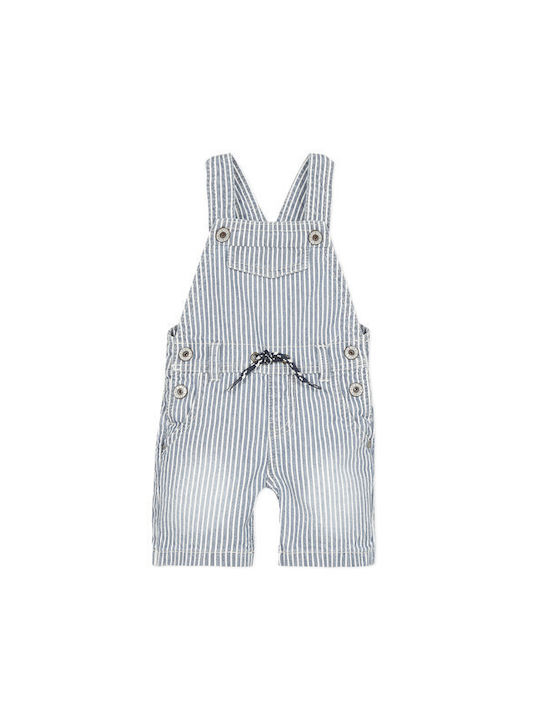 3 Pommes Kids Denim Overall Light Blue