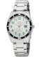 Master Time Ανδρικό Ρολόι 42mm Μπαταρίας Ασημί