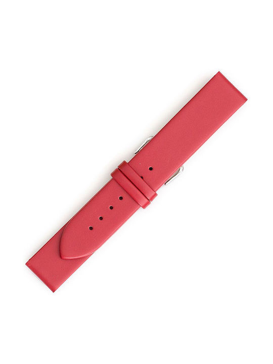 KOSTELO Leather Strap Red 14mm