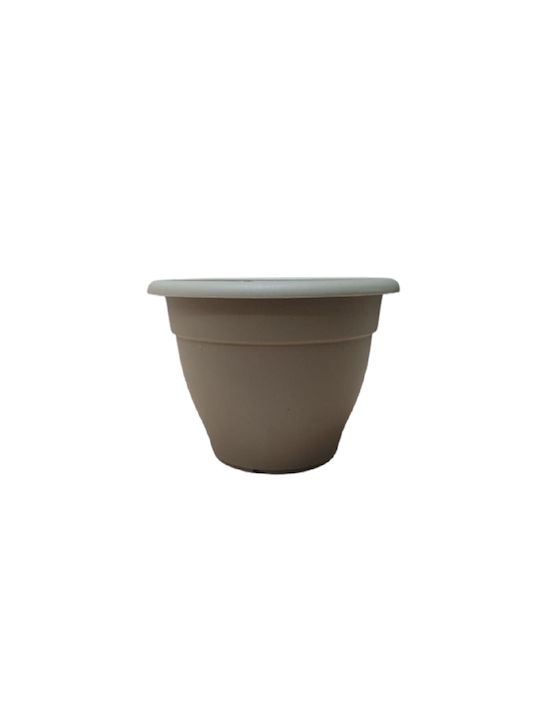 Miltoplast Skopelos Flower Pot 27x20cm Grey Light NR611