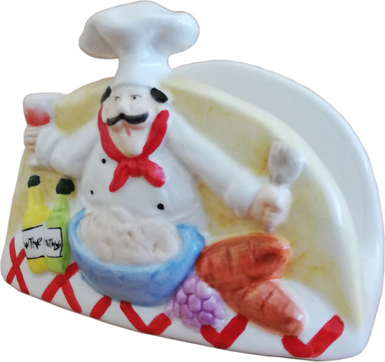 Bucătar Suport pentru șervețele Ceramică Multicoloră