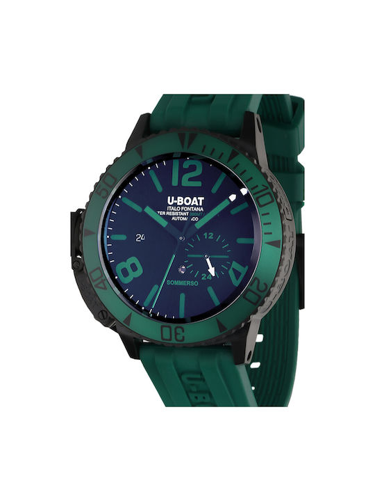 U-Boat Sommerso Watch Automatic with Rubber Strap U-Boat Sommerso Watch Automatic with Rubber Strap