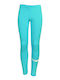 Kids Legging Sports Long Turquoise