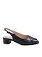 Milaneza Leder Pumps Schwarz