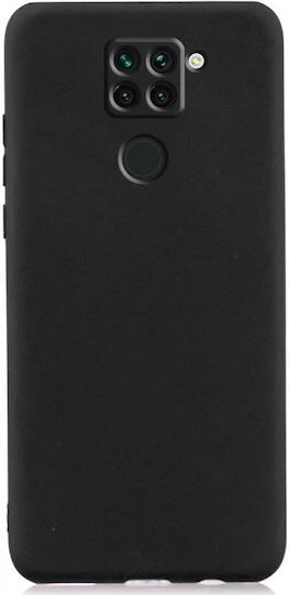 Sonique Liquid Back Cover Σιλικόνης Μαύρο (Redmi Note 9)