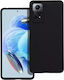 Techwave Back Cover Σιλικόνης Μαύρο (Redmi Note 12 Pro 4G)