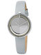 Pierre Cardin Marais Дамски Часовник 32mm Кварцов със Сива Кожена Каишка