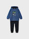 Mayoral Kids Sweatpants Set Blue 2pcs