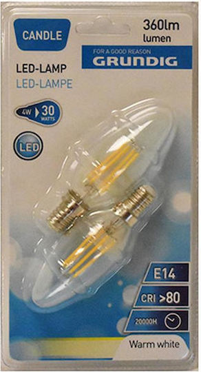 Atmosphera LED крушки за фасунга E14 Топло бяло 2бр