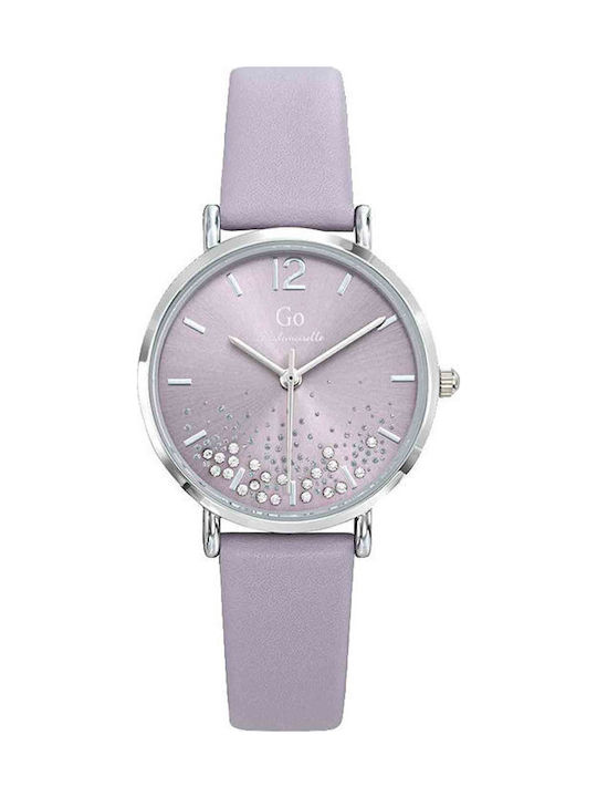 Gocomma Women's Watch with Purple Leather Strap