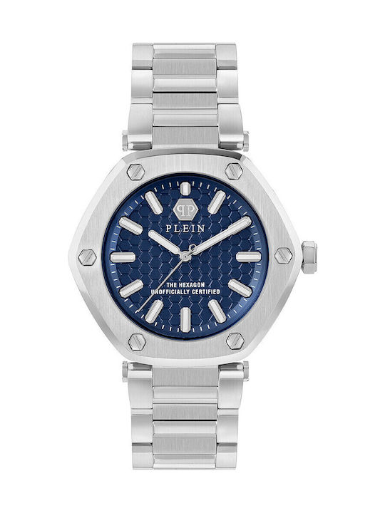 Philipp Plein Hexagon Γυναικείο Ρολόι 38mm Μπατ...
