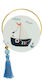 Christening Favor with Decorative Boat Made of Wood 24 Pieces A-12