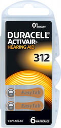 Duracell Hörgerätebatterien 312 1,45V Duracell Hörgerätebatterien 312 1,45V