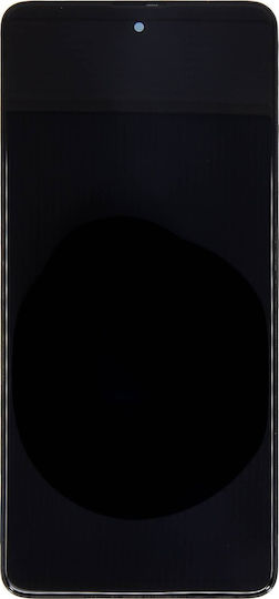 Екран A515 със Сензорен Механизъм и Рамка за Samsung A51 (Черен)