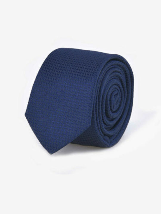 Makis Tselios Fashion Men's Tie Monochrome Navy Blue