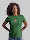 TKT T-shirt Frida Kahlo Green Cotton