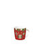 R2S Christmas Mug Metallic Red 1pcs