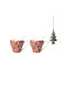 Kaemingk Christmas Cup Porcelain L21.5xW19.5xD9cm.