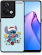 Smartfits Umschlag Rückseite Mehrfarbig (Oppo Reno8) 8582558253395_47257841172819