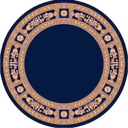 Isexan Covor Bisericesc Rotund Navy Blue 40-252...
