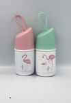 Flamingo Kids Water Bottle Thermos Pink