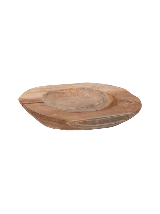 HomeMarkt Wooden Abstract Table Decor 39x39x6cm