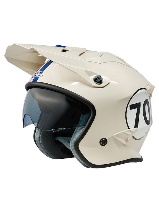 O'Neal Volt Herbie V.24 Motorcycle Helmet Jet DOT / ECE 22.06