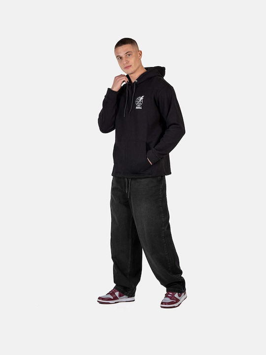 Reell Ανδρικό Παντελόνι Τζιν Baggy Black