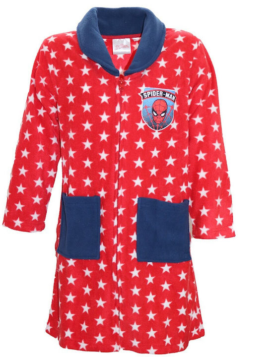 Marvel Kids Robe Winter Fleece red