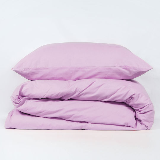 Ravelia Duvet Cover Cotton Queen 220x240 Lilac