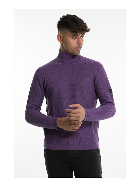 Bellissimo Herren Langarm-Pullover Lila