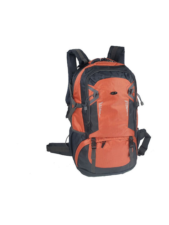 RCM Hs-6501 Ορειβατικό Σακίδιο 60lt Αδιάβροχο Πορτοκαλί Expedition