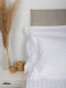 Sunshine Παπλωματοθήκη Ξενοδοχείου Polycotton Ριγέ 140TC 165x240εκ.