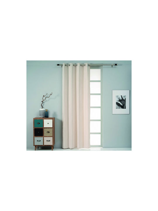 Easy Home Vorhang mit Grommet Ursa Ecru 140x250cm
