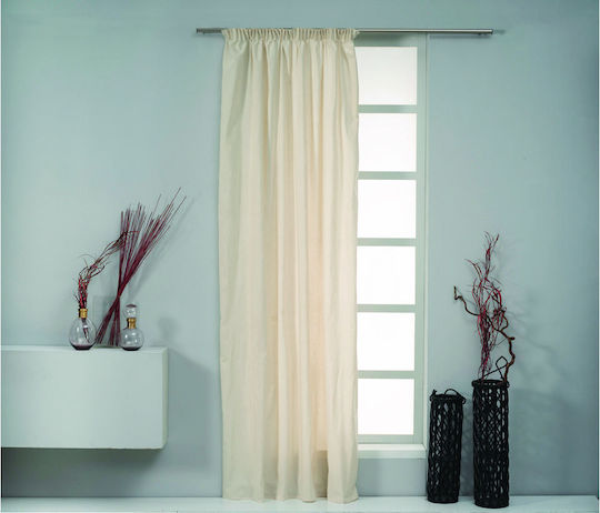 Easy Home Завеса с Плик с писалка Kiana Екрю 140x300бр
